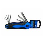 Набор шестигранных ключей складной VERTEXTOOLS 8 пр