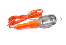 Светильник - переноска LUX ПР-60-05 оранжевый 5 метров 60W E27, металл. кожух (без лампы)