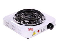 Электроплита IRIT IR-8101 белая 1 спиральный ТЭН 1 кВт 220 в