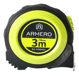 Рулетка 3 м * 16 мм автостоп магнит нейлон ARMERO 