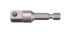 Адаптер переходник шестигранник - квадрат 3/8 L50 мм WHIRLPOWER