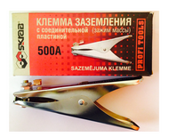 Зажим массы 500 А,    пластина